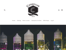Tablet Screenshot of caterpillarejuice.com